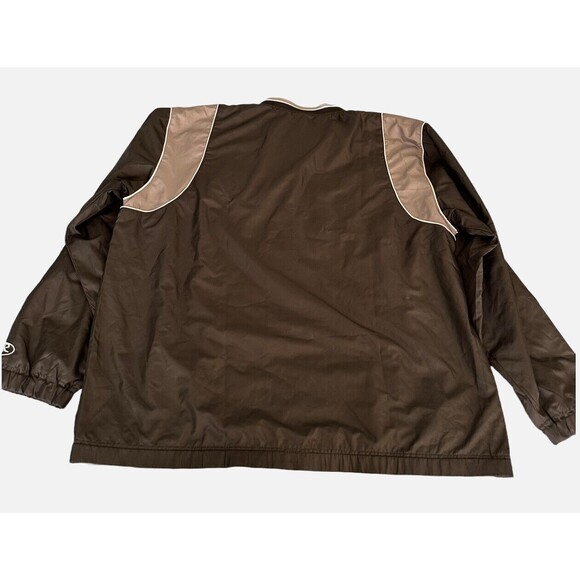 Rawlings Mesh Lined Golf Baseball Windbreaker Black Pullover Men's XL Carmines - Picture 5 of 9